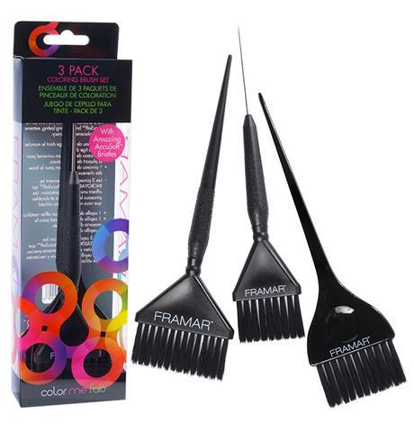 Framar Obiteljski set kistova - Crni (3 komada)