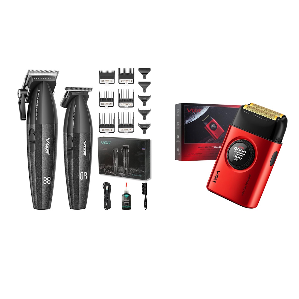 Set VGR mašinica, trimer i shaver